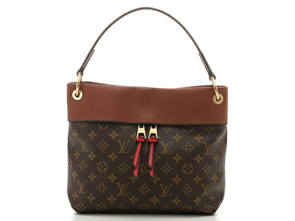 LOUIS VUITTON Shoulder Bag Tuileries Besace Monogram Caramel Tan